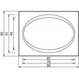 Зеркало Aquanet TH-R-40 80 00180758
