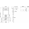 Инсталляция для унитаза Berges Novum 040212 с клавишей L2 хром матовый