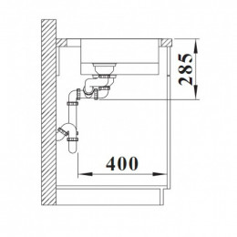 Мойка кухонная Blanco Solis 340/180-IF/A 526132 хром