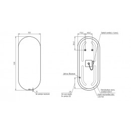 Зеркало ECLIPSE smart 50x122