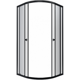 Triton Душевой уголок Альфа-Блэк 100x100