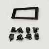 Душевой уголок RGW CL-48 В 32094883-014 130x80 см дверь раздвижная стекло прозрачное черный