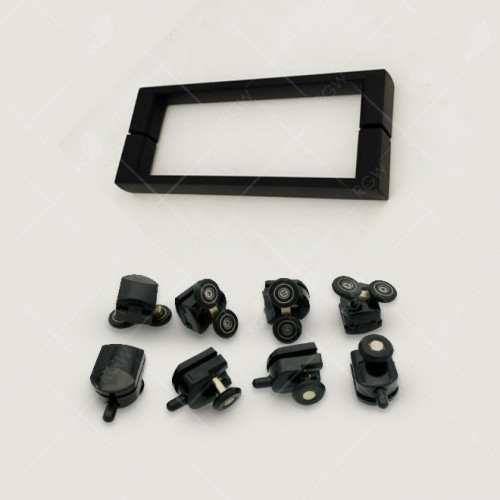 Душевой уголок RGW CL-48 В 32094883-014 130x80 см дверь раздвижная стекло прозрачное черный