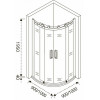 Good Door Душевой уголок ALTAIR R-TD-90-C-CH