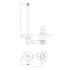 Смеситель для раковины Paffoni Light LIG106CR70 293241 хром