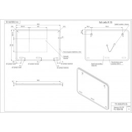 Зеркало LED 070 DESIGN PRO 100