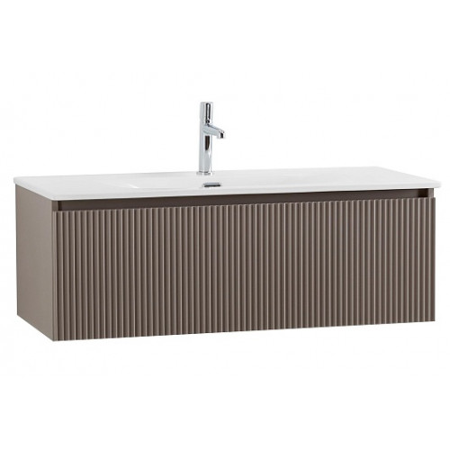BelBagno Тумба с раковиной Uno 100 с 1 ящиком подвесная Бежевый матовый с раковиной BB-8099-100