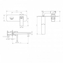 Смеситель для раковины Lemark Ursus LM7226BL черный