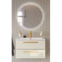 BelBagno Мебель для ванной Eco Cer-N 80 CZR-8073-80 брашированная альпака ручки сатиновое золото