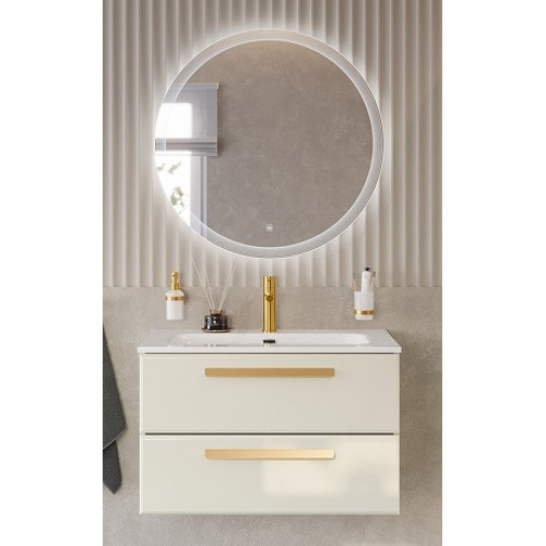 BelBagno Мебель для ванной Eco Cer-N 80 CZR-8073-80 брашированная альпака ручки сатиновое золото