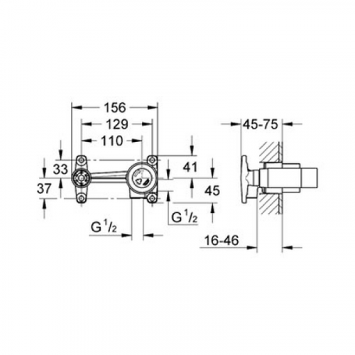 Скрытая часть Grohe 32635000