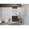 BelBagno Тумба с раковиной Uno 70 подвесная Темно-Серый матовый с раковиной BB-8099-70