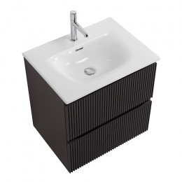 BelBagno Тумба с раковиной Uno 70 подвесная Темно-Серый матовый с раковиной BB-8099-70