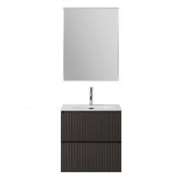 BelBagno Тумба с раковиной Uno 70 подвесная Темно-Серый матовый с раковиной BB-8099-70