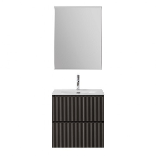 BelBagno Тумба с раковиной Uno 70 подвесная Темно-Серый матовый с раковиной BB-8099-70