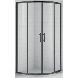 Cezares Душевой уголок ECO-O-R-2-100-C-NERO