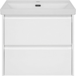 Brevita Тумба с раковиной Фоджа 60 подвесная белая