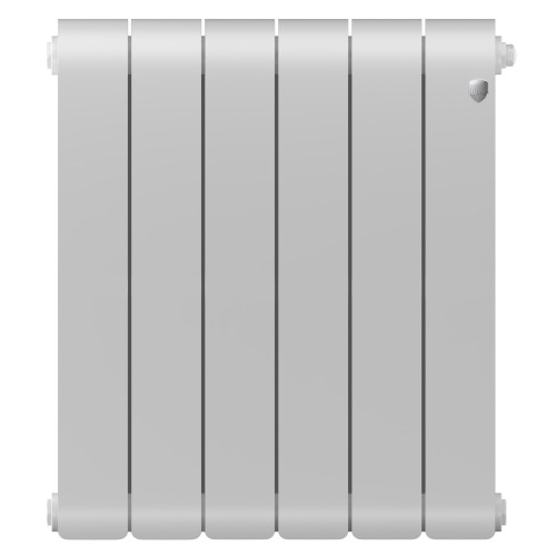 Радиатор биметаллический Royal Thermo Infinity 500 Bianco Traffico 6 секций, боковое подключение