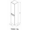 De Aqua Пенал Токката Тока 1 L с БК