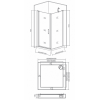 Good Door Душевой уголок PANDORA CR-80-C-CH