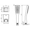 Смеситель для ванны Ursus Lemark LM7251BL черный