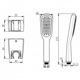 Смеситель для ванны Ursus Lemark LM7251BL черный