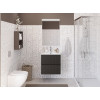 BelBagno Тумба с раковиной Uno mini 50 подвесная Темно-Серый матовый с раковиной BB-8099-3-50