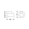 Декоративная накладка Hansgrohe Flowstar 13950140 бронза