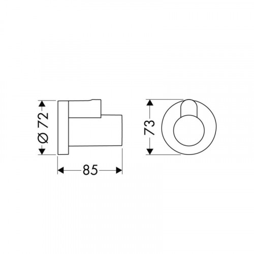 Декоративная накладка Hansgrohe Flowstar 13950140 бронза