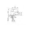 Смеситель для раковины Frap F1029-B хром