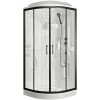 Royal Bath Душевая кабина Practic RB 90HK1-T-BL 90x90 стекло прозрачное профиль черный матовый