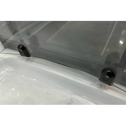 Royal Bath Душевая кабина Practic RB 90HK1-T-BL 90x90 стекло прозрачное профиль черный матовый