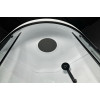Royal Bath Душевая кабина Practic RB 90HK1-T-BL 90x90 стекло прозрачное профиль черный матовый