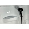 Royal Bath Душевая кабина Practic RB 90HK1-T-BL 90x90 стекло прозрачное профиль черный матовый