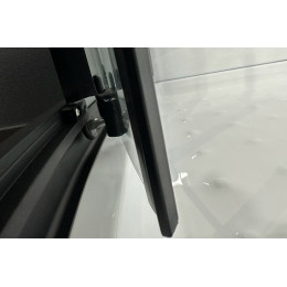 Royal Bath Душевая кабина Practic RB 90HK1-T-BL 90x90 стекло прозрачное профиль черный матовый