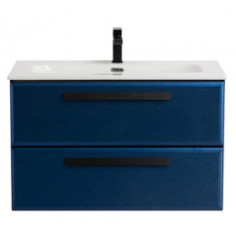 BelBagno Мебель для ванной Eco Cer-N 80 CZR-8073-80 sapfiro ручки матовые чёрные