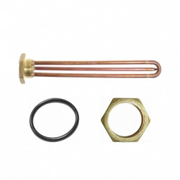 Комплект ТЭН 1,2кВт (1200Вт) RDT, резьбовой 42мм для Ariston, De Luxe, Real, Thermex, под анод М6 + прокладка + контргайка, 282232K