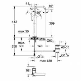 Смеситель для раковины Grohe Allure 32249000