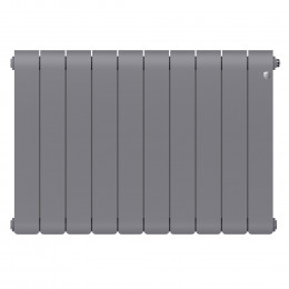 Радиатор биметаллический Royal Thermo Infinity 500 Silver Satin 10 секций, боковое подключение