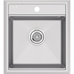 Мойка для кухни Paulmark StepIA PM114651-GRM 46x51 серый металлик