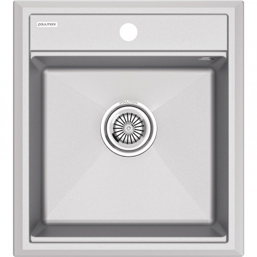 Мойка для кухни Paulmark StepIA PM114651-GRM 46x51 серый металлик