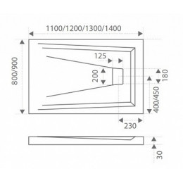 Good Door Поддон для душа Атриум 120x90