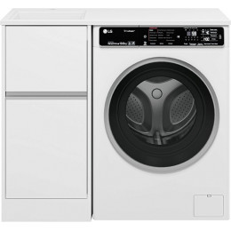 Misty Тумба с раковиной под стиральную машину Ингрид 100 L белая