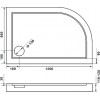 Good Door Поддон для душа Калипсо 120x80 R