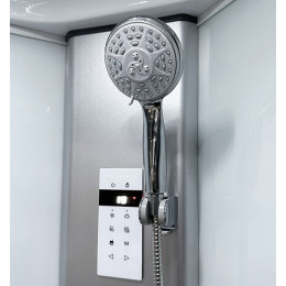 Royal Bath Душевая кабина HKST RB 90HKST-WT 90x90 с г/м с хамамом стекло прозрачное профиль белый
