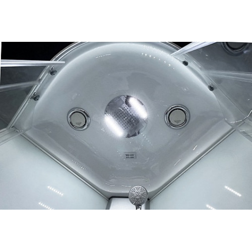 Royal Bath Душевая кабина HKST RB 90HKST-WT 90x90 с г/м с хамамом стекло прозрачное профиль белый