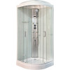 Royal Bath Душевая кабина HKST RB 90HKST-WT 90x90 с г/м с хамамом стекло прозрачное профиль белый