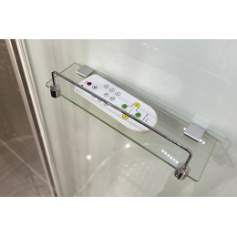 Royal Bath Душевая кабина HKST RB 90HKST-WT 90x90 с г/м с хамамом стекло прозрачное профиль белый
