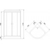 Royal Bath Душевая кабина HKST RB 90HKST-WT 90x90 с г/м с хамамом стекло прозрачное профиль белый