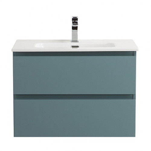 BelBagno Тумба с раковиной Kraft 39-70 подвесная Голубой матовый с раковиной BB700/390ETL